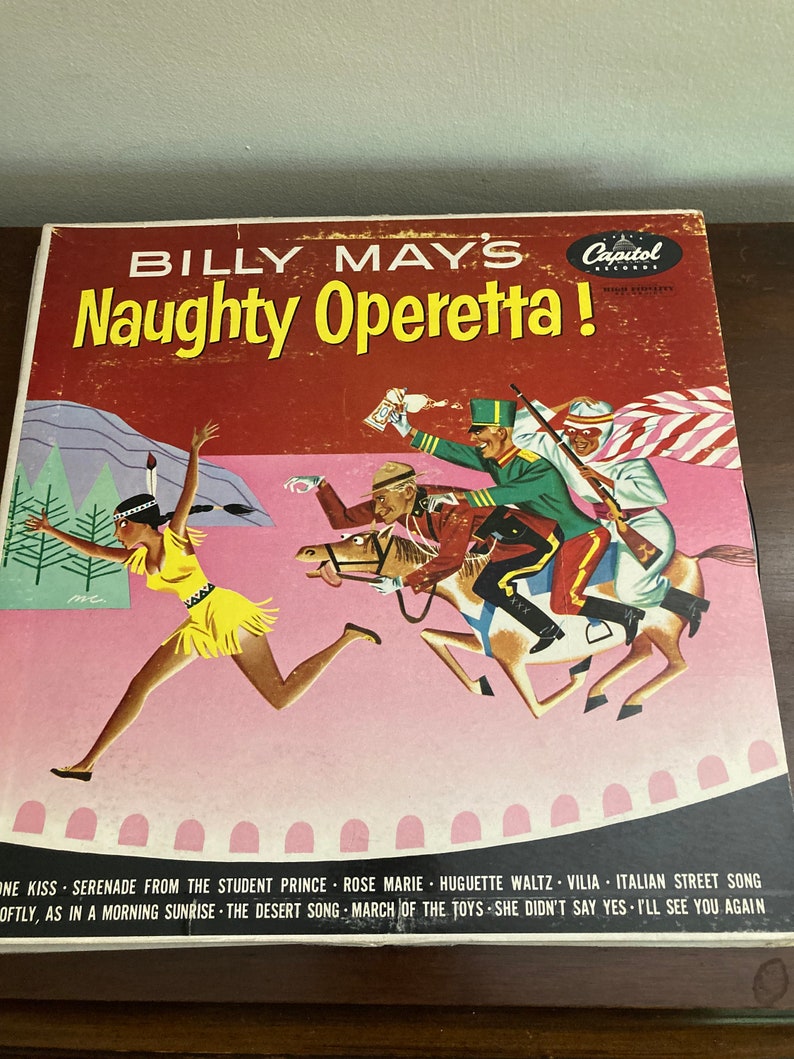 Vintage Vinyl Records, Musical Theater Re-imagined Naughty Operette
