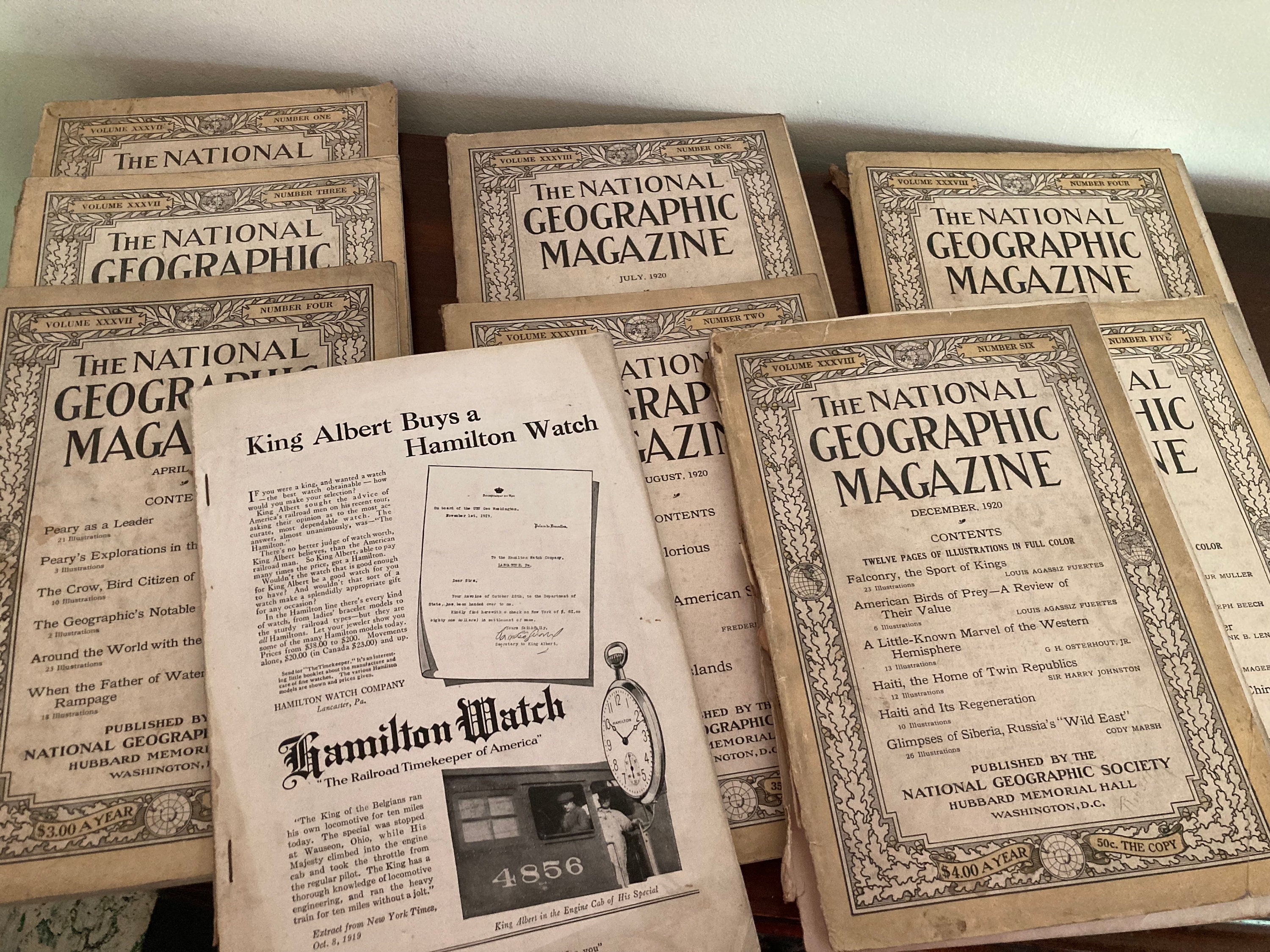 1920 National Geographic Magazine - Etsy