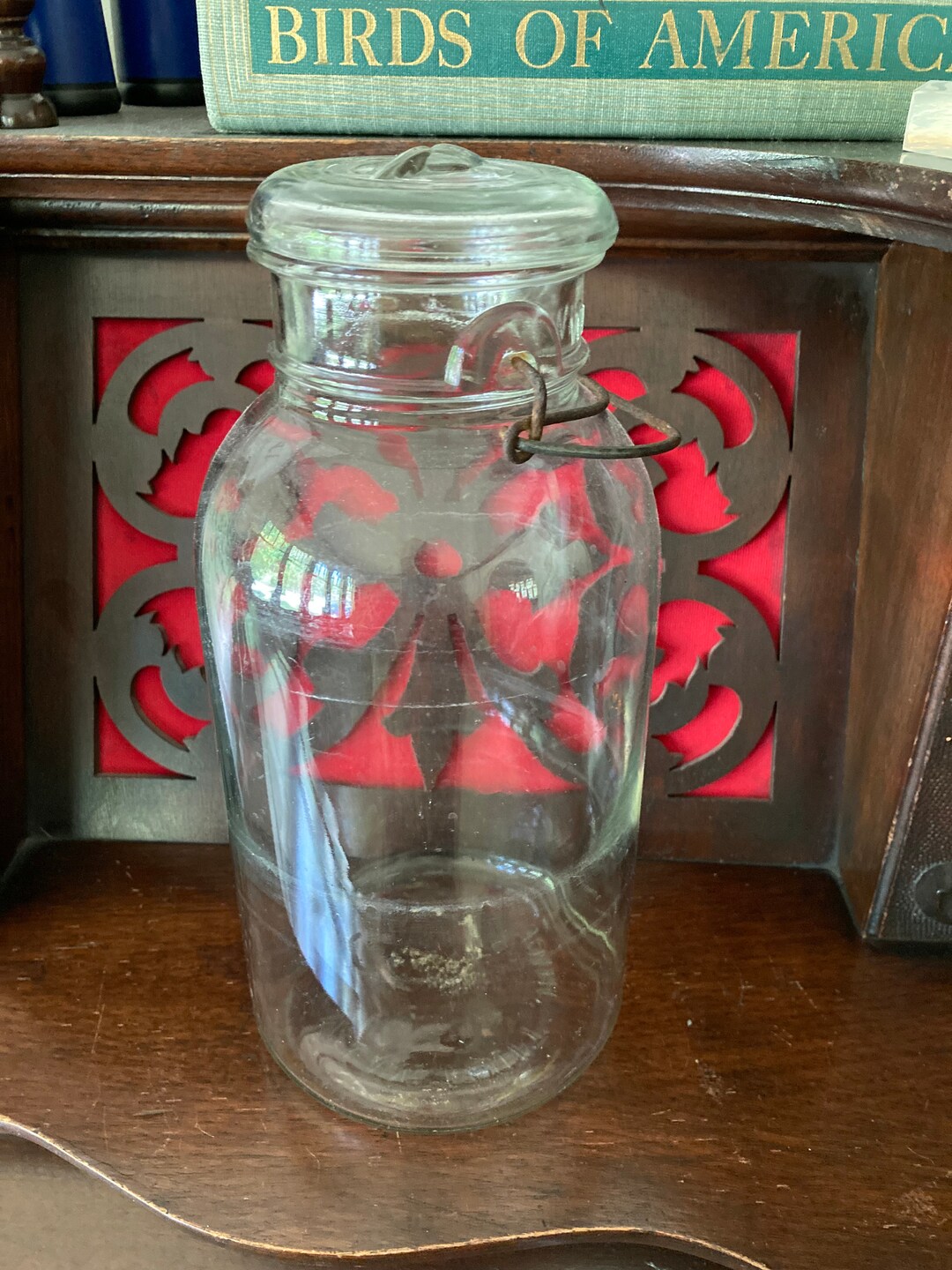 Cleveland Fruit Juice 1/2 Gallon Bottle Illinois Glass Co. Etsy