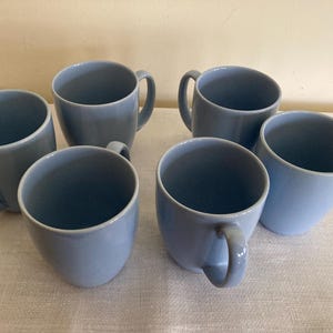 Kubki Corelle Stoneware, jasnoniebieskie, 12 uncji