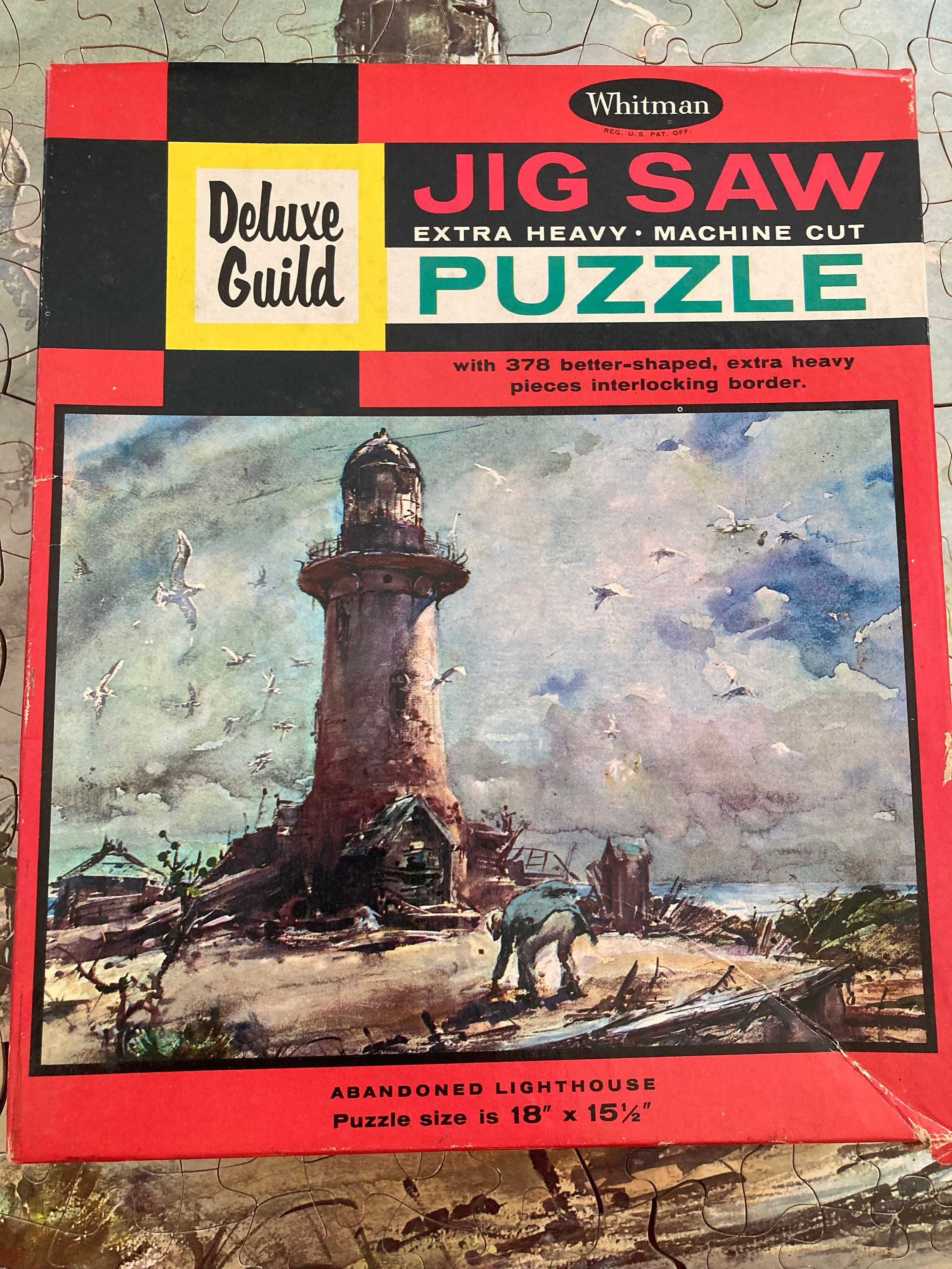 Vintage Whitman Deluxe Guild Jigsaw Puzzle Abandoned Etsy