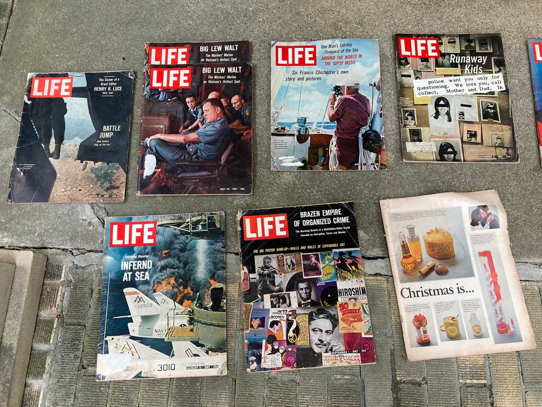 Vintage Life Magazines From 1967, 1968, 1970 and 1972 - Etsy