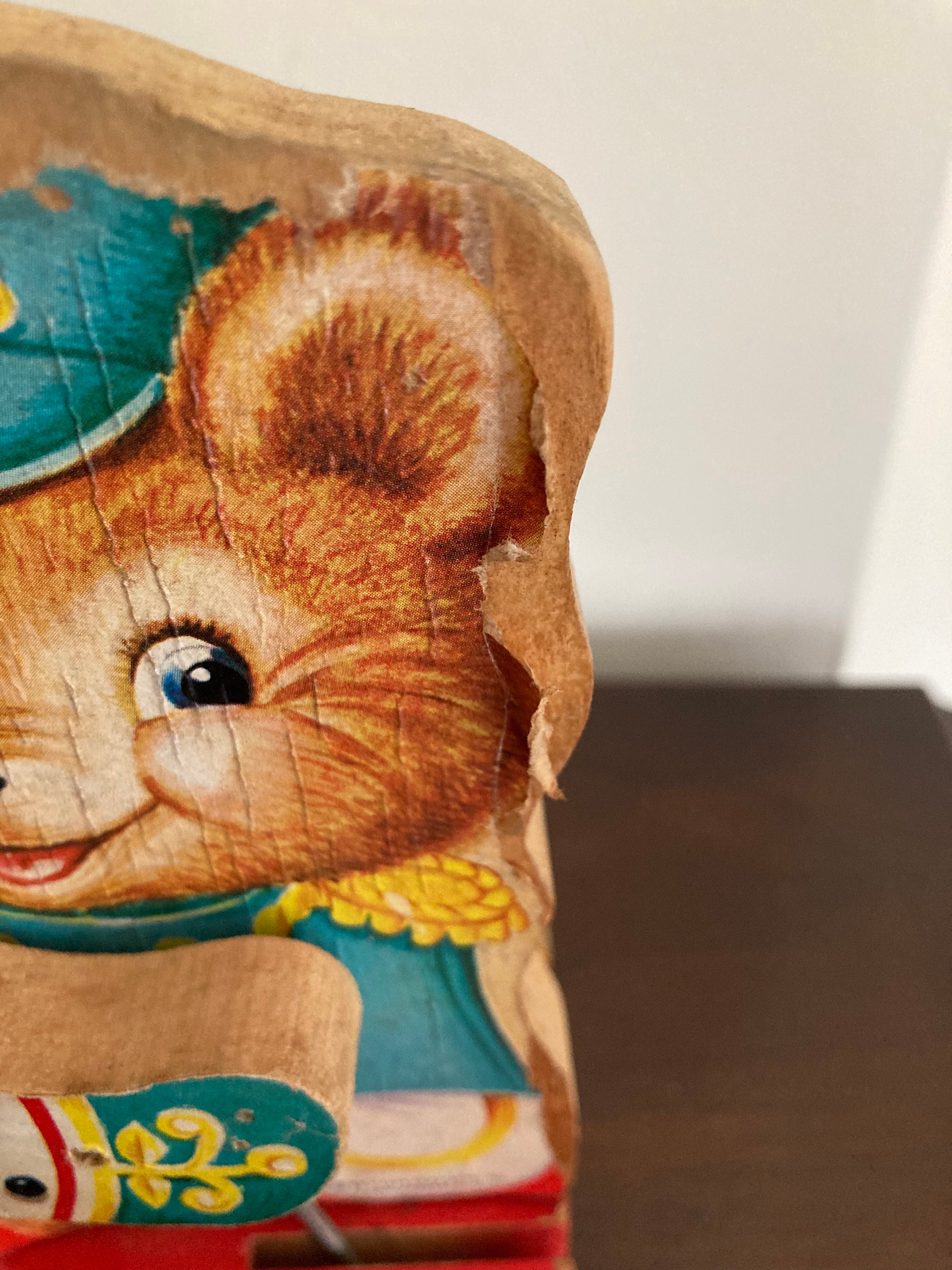 Fisher Price #635 Tiny Teddy 1962-1966 Vintage Pull Toy - Etsy