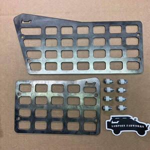 2001-2007 Toyota Sequoia / 2001-2006 Tundra Double Cab center console Molle style panel driver and passenger side set