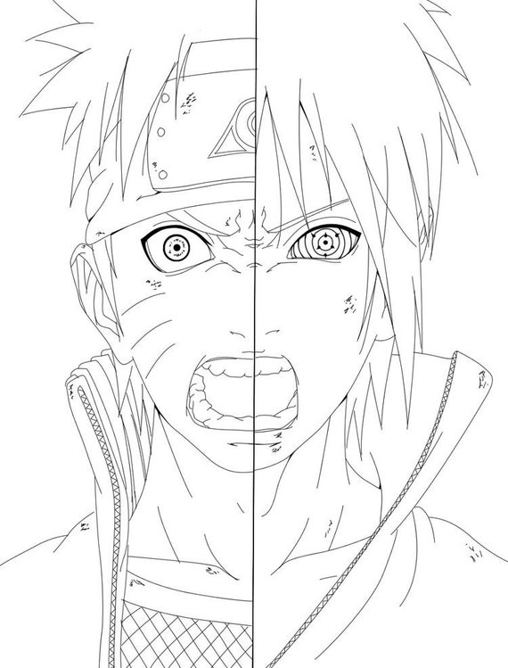 6800 Collections Coloring Naruto  Latest Free
