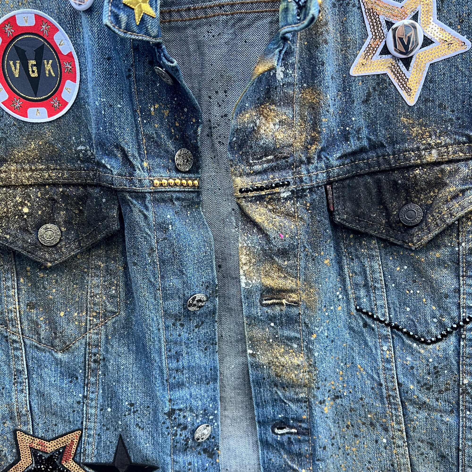 Ultimate Fan Collection: Denim Jacket Reimagined - Las Vegas 