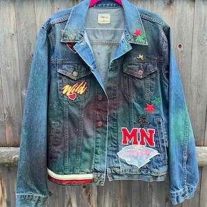 Ultimate Fan Collection: Denim Jacket reImagined - Minnesota Wild