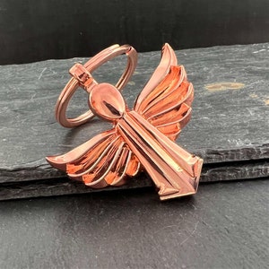 LANOLU Guardian Angel Keychain, Angel Keychain, Lucky Charm Car, Drive Safe Gifts for Driver's License, Lucky Angel
