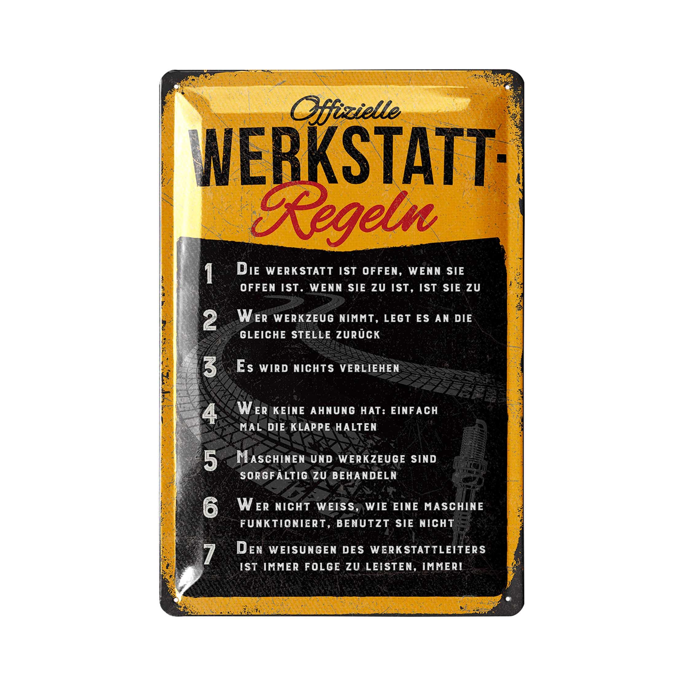 Werkstattschild Papas Werkstatt Mit Wunschname