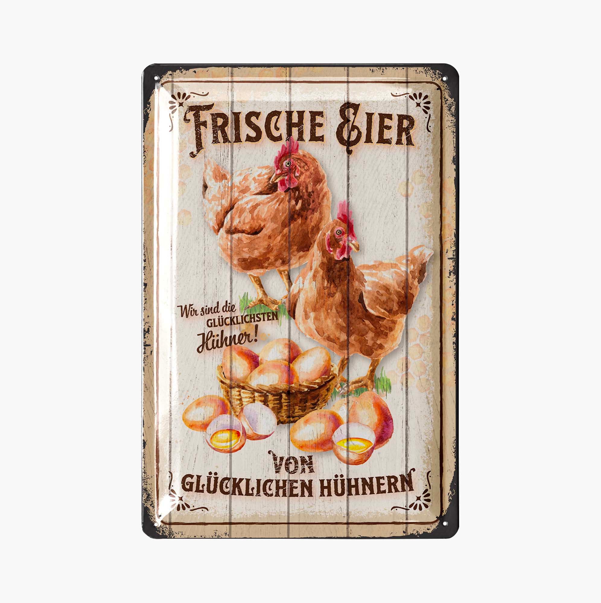 MMV Frische Eier Schild – Leuchtreklame Für Hüh Produktbild-Vorschau 3