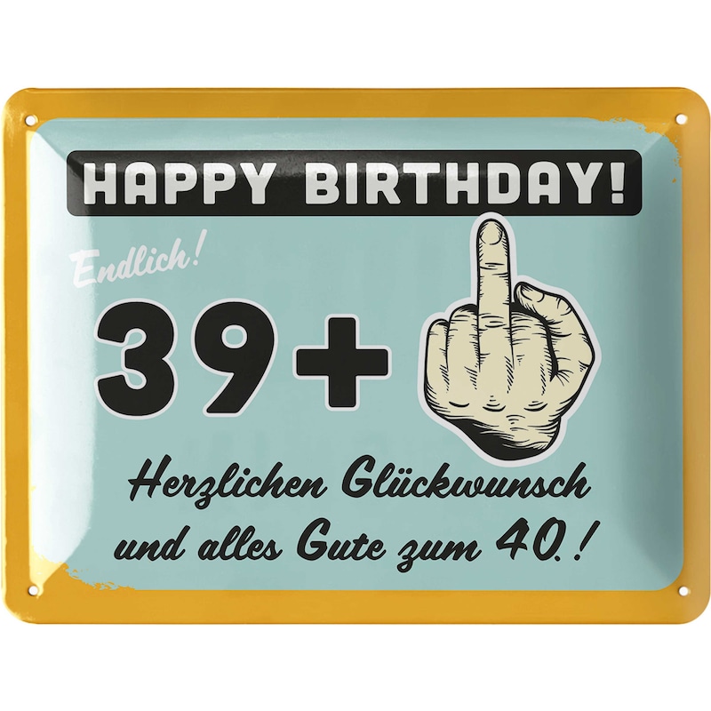 40 geburtstag schilder Etsy.de