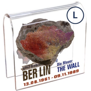 Original Berlin Wall Stone, Berlin Wall Piece, Berlin Souvenirs, Original directly from the manufacturer with certificate of authenticity