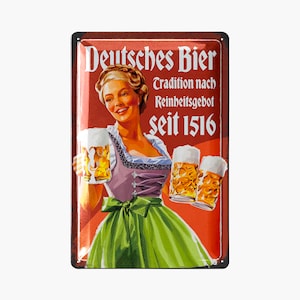 LANOLU metal signs retro beer bar decoration, metal signs with saying for party room, kitchen, bar decoration, cocktail sign as a gift 20 x 30 cm