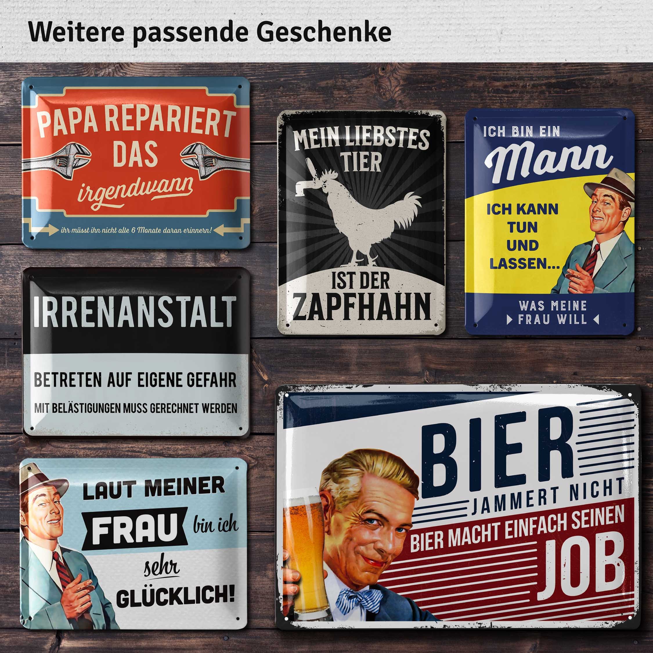 LANOLU retro Blechschilder Sprüche lustig witziges Geschenk Etsy