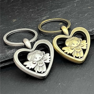 LANOLU Guardian Angel Keychain, Guardian Angel Car, Lucky Angel Keychain, Lucky Charm Car, Angel Lucky Charm