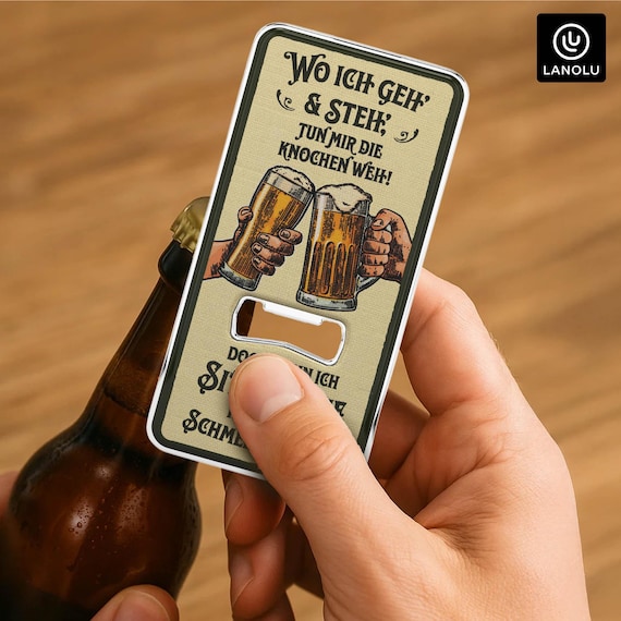 LANOLU Flaschenöffner lustig für Männer, cooler Bieröffner lustig, Bier geschenke für Männer, Biertrinker Geschenk