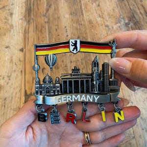 Berlin Magnet, Berlin Souvenirs, Fridge Magnet Berlin, Gift for Travel Voucher to Berlin, Germany Souvenir