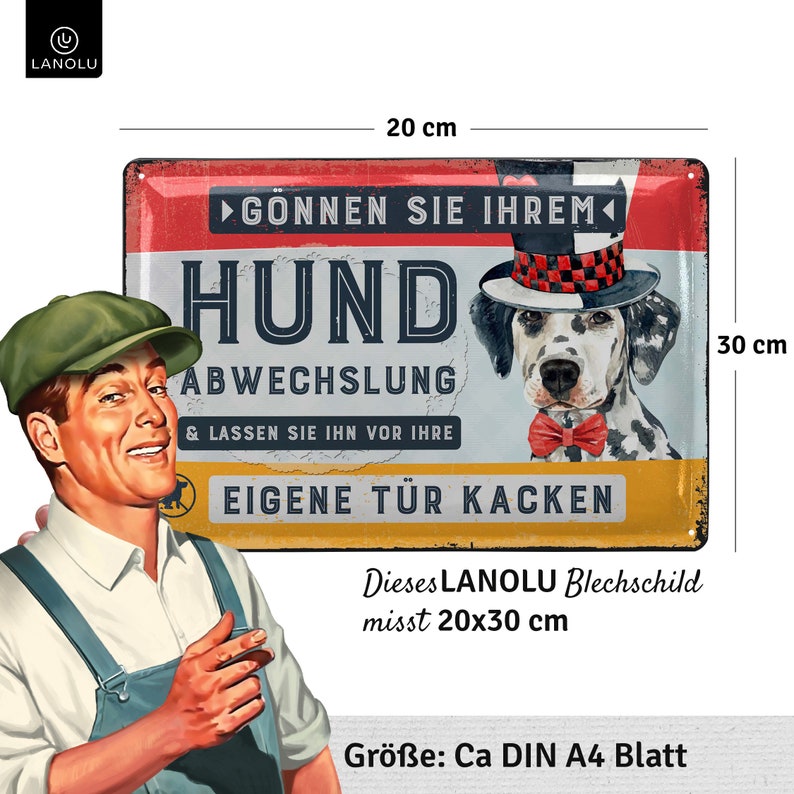 Komma Security Schild „Keine Hundetoilette“ – 20x30 Cm, Wetterfest, Für Garten, Wiese & Privatgrund