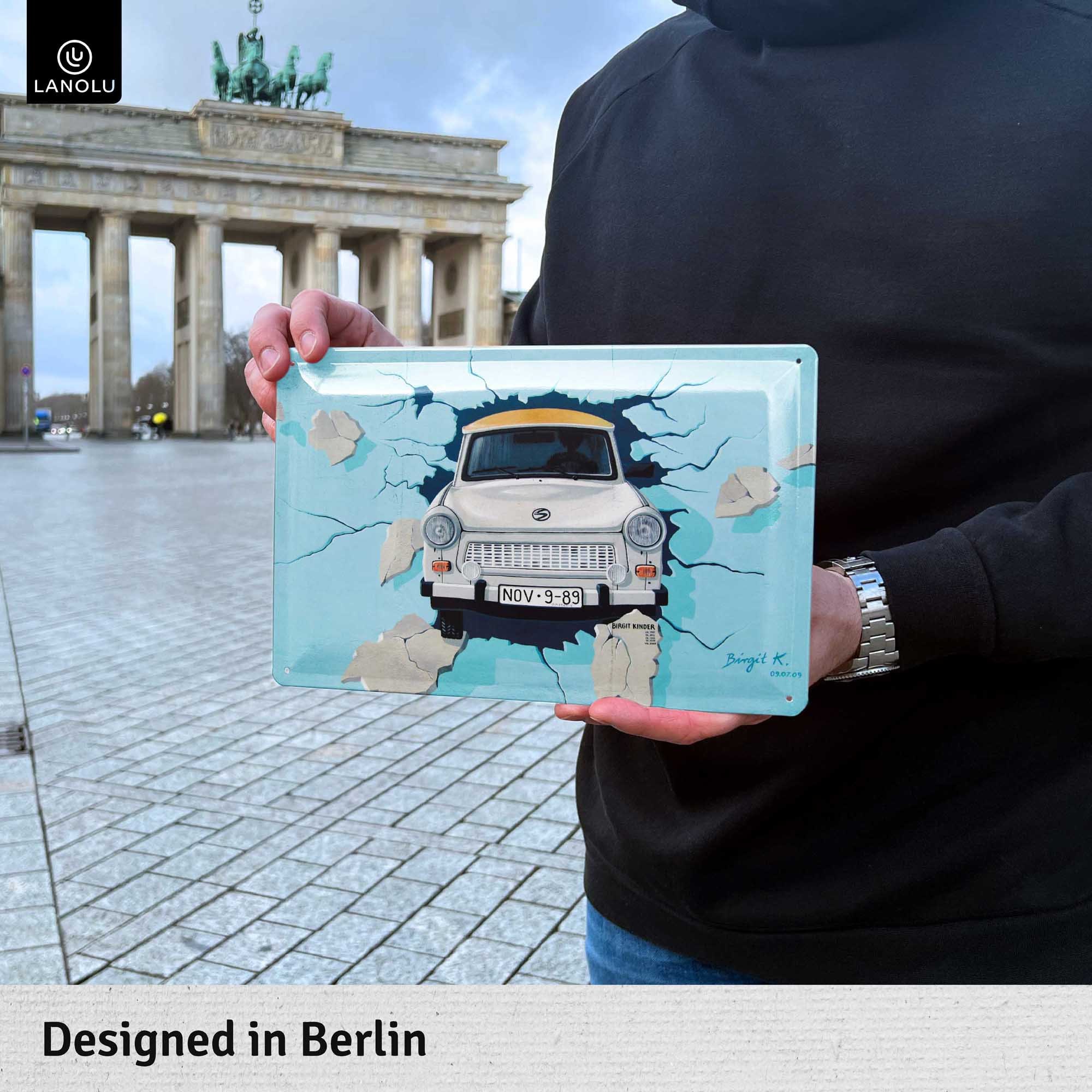 LANOLU Plaque Rétro En Tôle Retraite, Cadeau Retraite Hommes