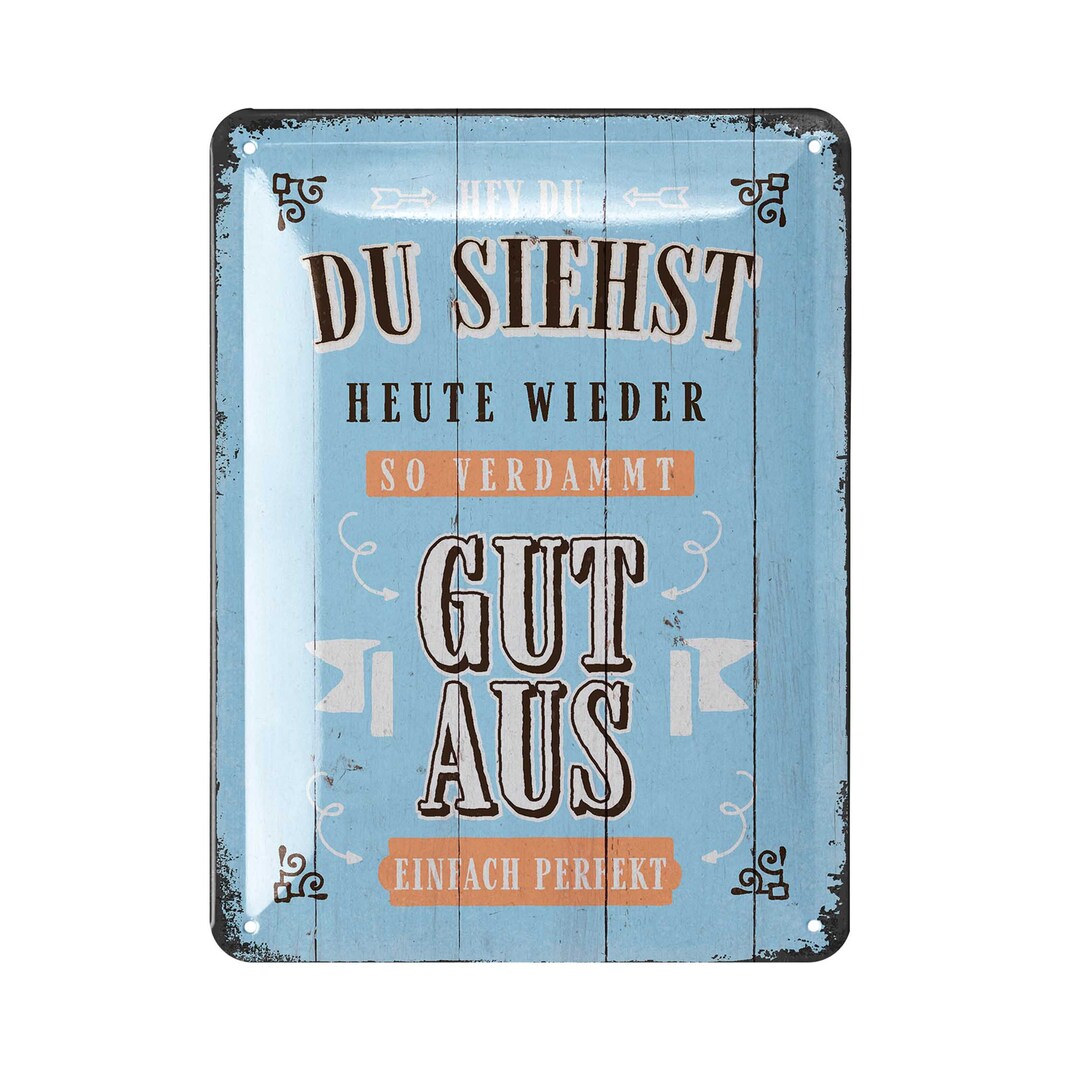 Nostalgic-Art Plaque en tôle rétro 20 x 30 cm Hot Cocoa & Coffee – Idée de cadeau pour les fans de café, en métal, design vintage avec inscription en