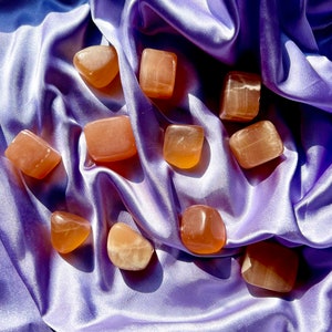 honey calcite tumble | honey calcite polished | high quality honey calcite | natural honey calcite