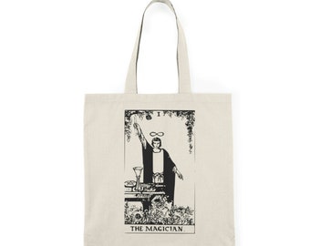 fourre-tout tarot le magicien | fourre-tout tarot | sac de tarot | vêtements spirituels | la carte de tarot magicien | vêtements de tarot