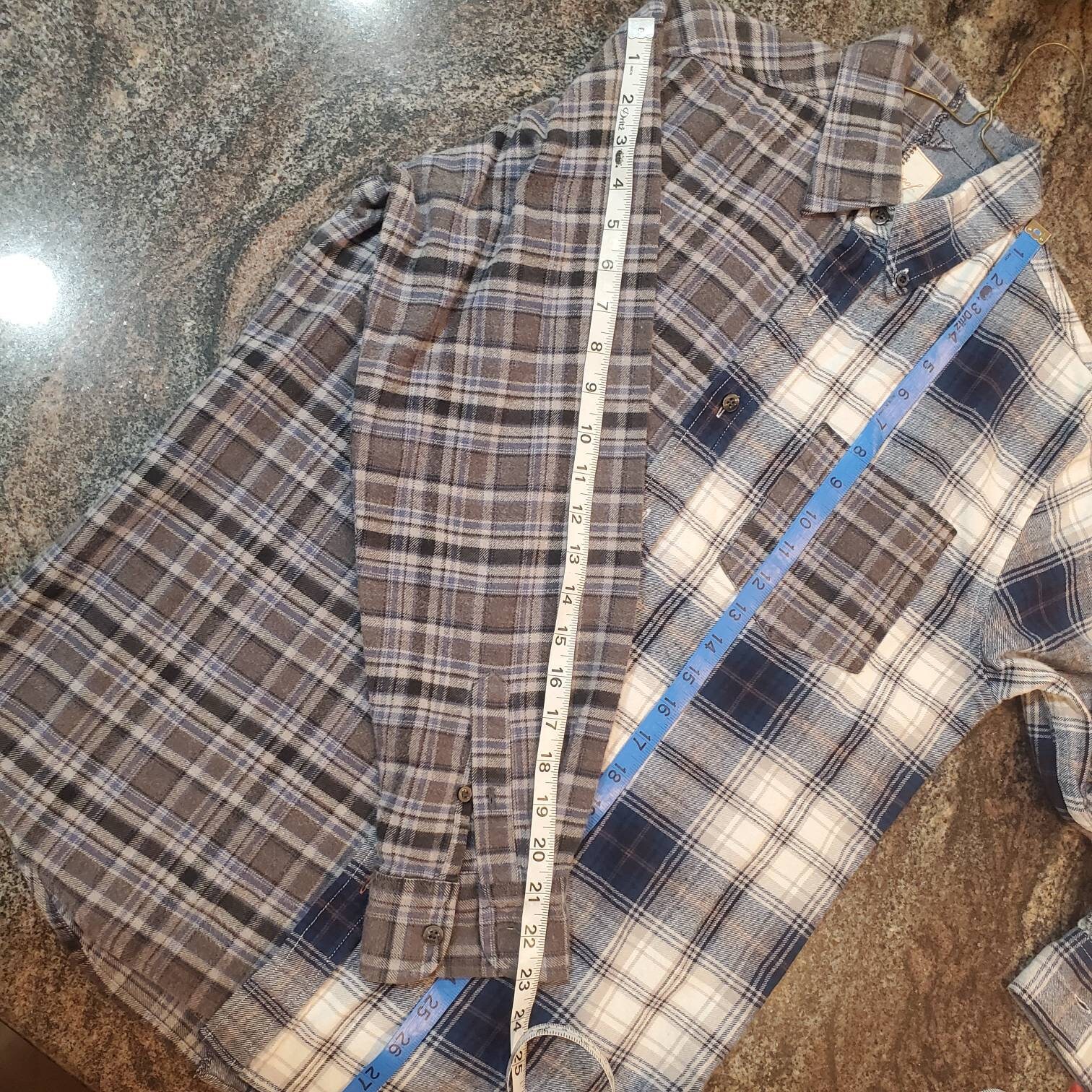 Flannel Split Shirt Refashion Upcycled Mens Small Women's - Etsy