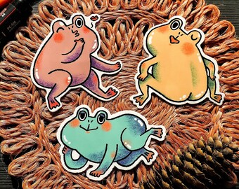 Frogalicious Sexy Frog Sticker