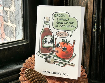 Ketchup Father's Day card | Marmalade Mother's Day card