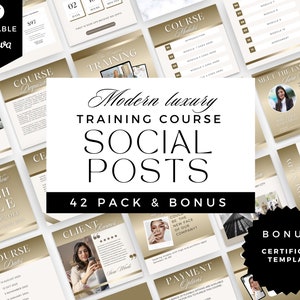 Training social media templates, beauty course, Botox and filler training, Canva templates, Hair, Lash, Nail, aesthetician Instagram, IPT-CG