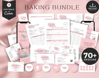 Bakery branding kit, Cake Business Bundle, Cake pricelist, Bakery Business Forms Bundle, Baking Invoice,Cake Order Form,Cake instagram posts