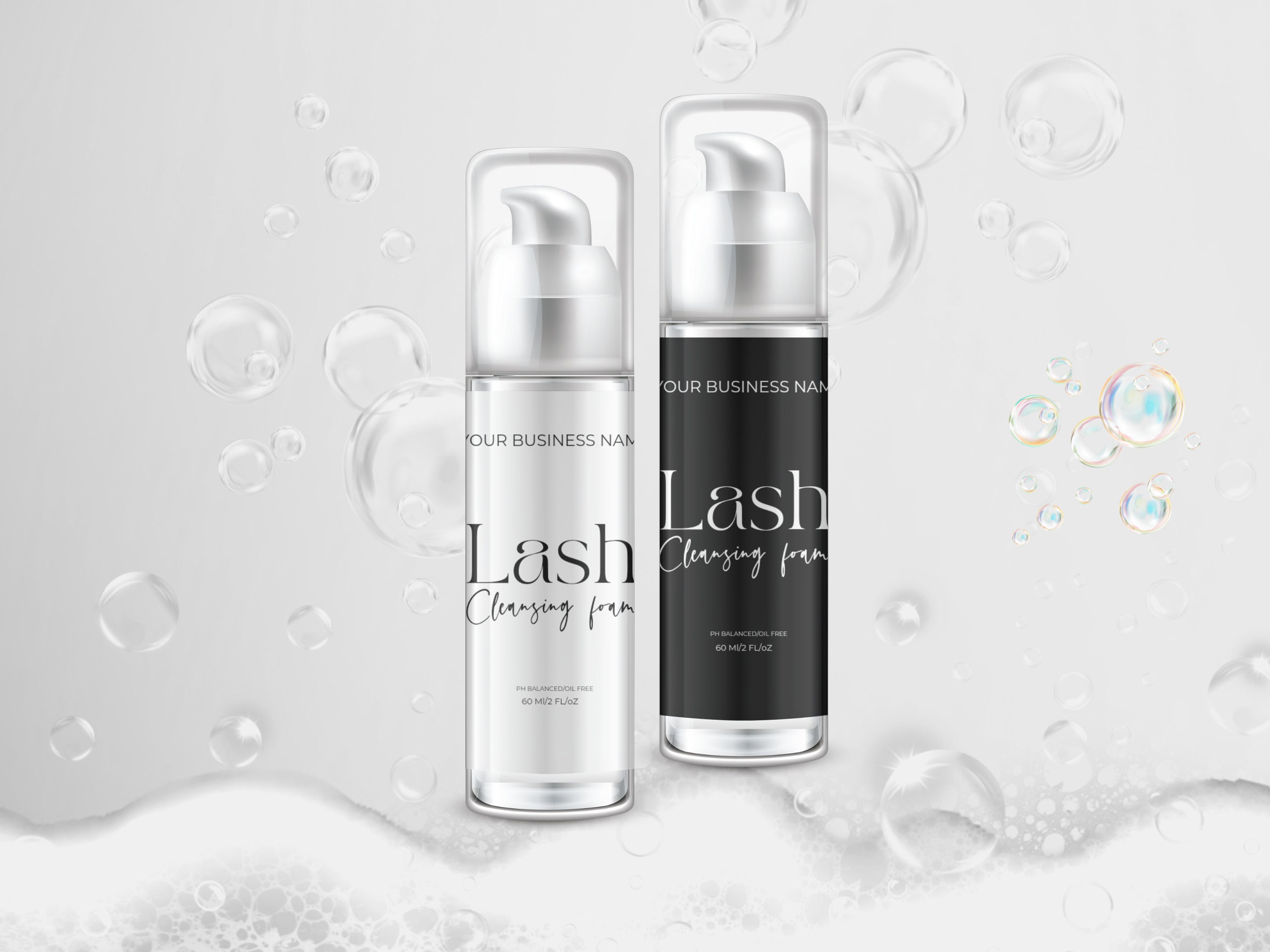 DIY Lash Shampoo Template Lash Bath Label Eye Lash Cleanser Etsy Australia