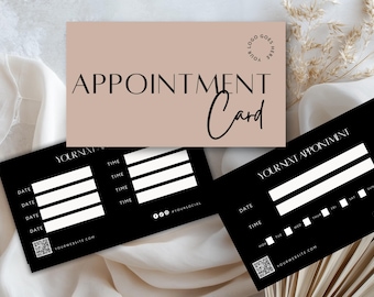 Minimalist Appointment Reminder Card Template (Edit in Canva)