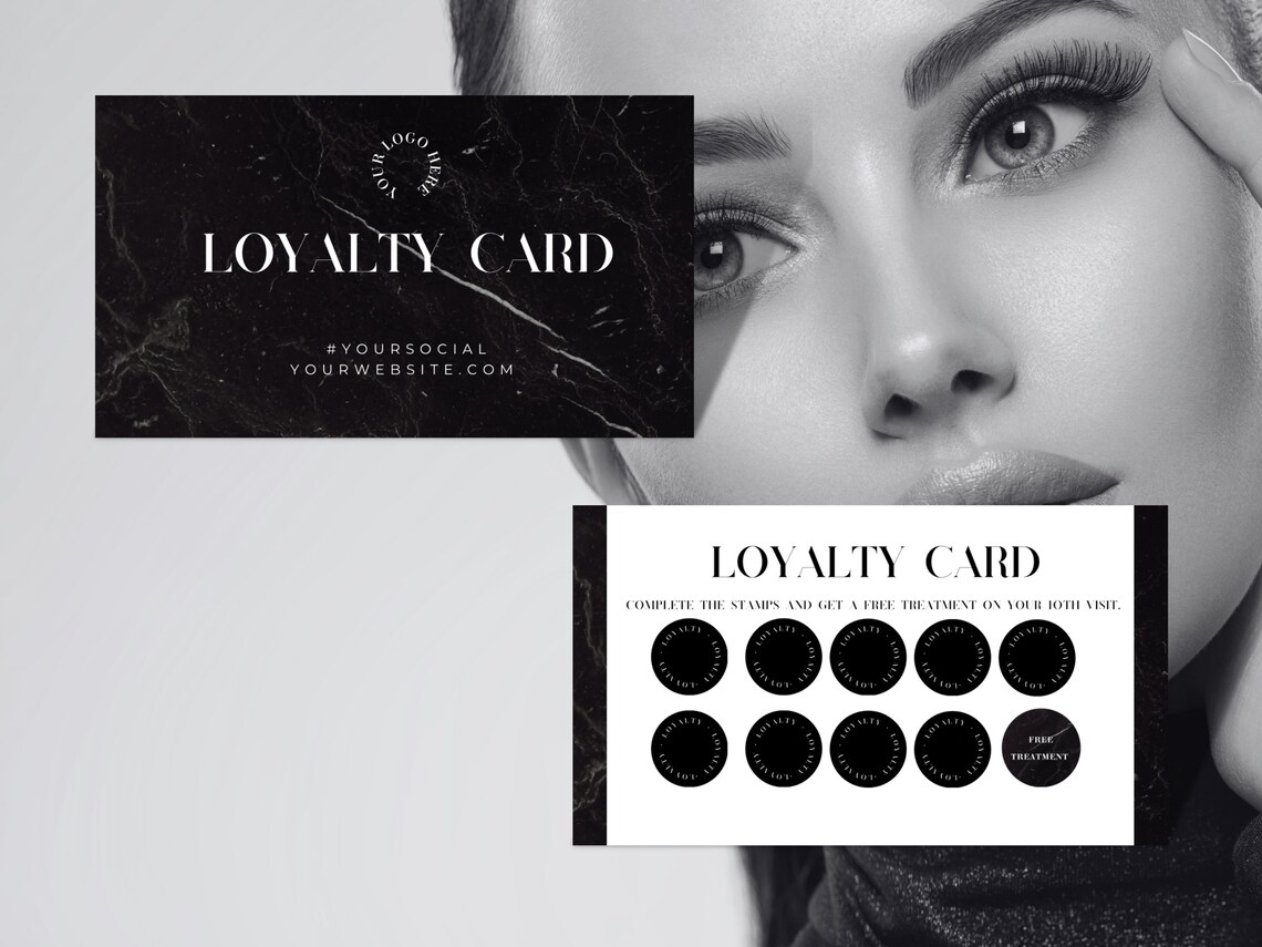 Waxing Loyalty Punch Cards - 50 Pack, 2x3.5" Business Cards For Estheticians & Skin Care - View #10