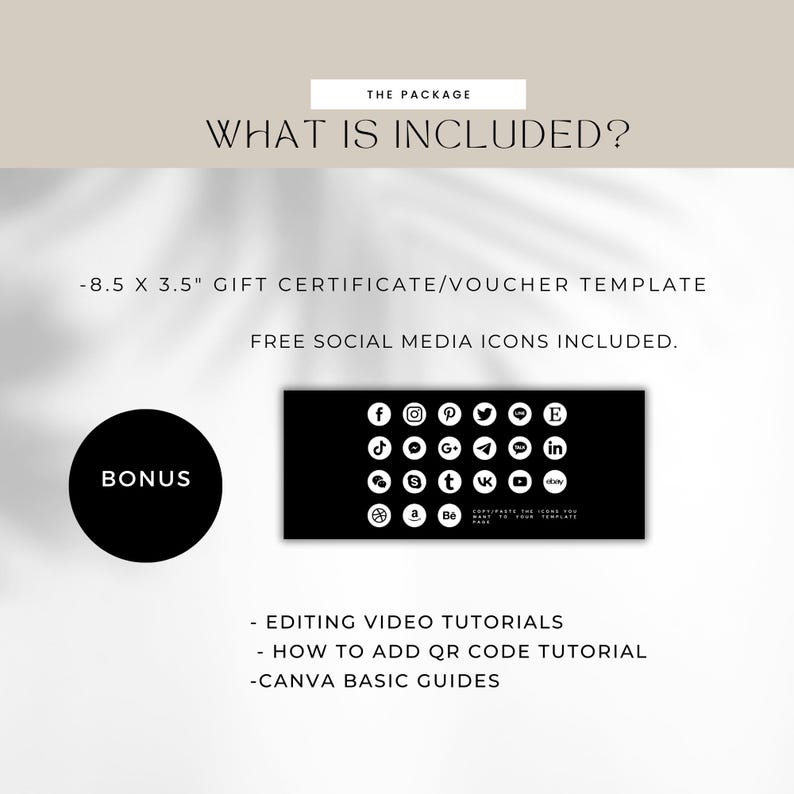 Printable Gift Voucher Template: Beauty, Esthetician, Lash & Nail Tech ...