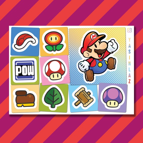 Paper Mario Sticker Star 1-3 Secret Exit Paper Mario Sticker Star Stickers