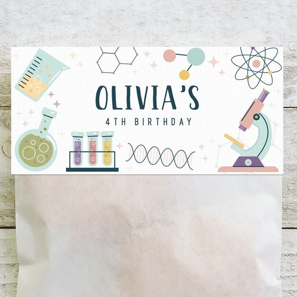 Science Experiment Party Favors Etsy