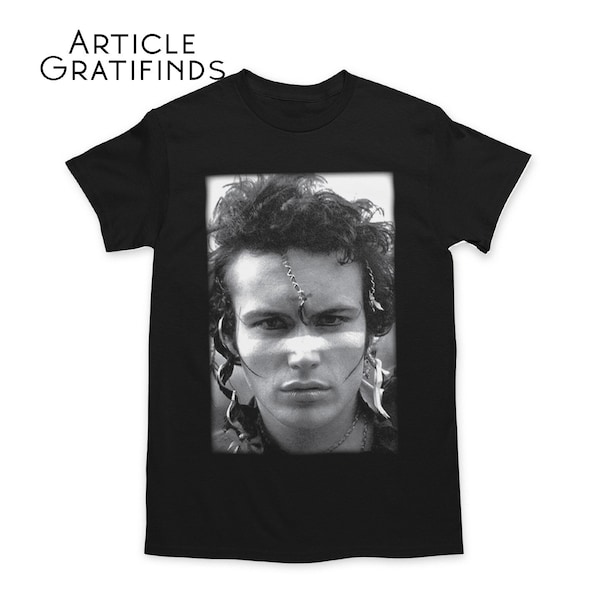 Adam Ant zwart-wit posterstijl maat S-5XL Comfort T-shirt