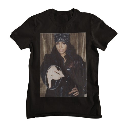 Aaliyah Vintage T Shirt Artist Tees 90's Inspired Homage - Etsy