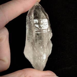 Himalayan Clear Quartz Crystal Lemurian Point Self Healed with large Key