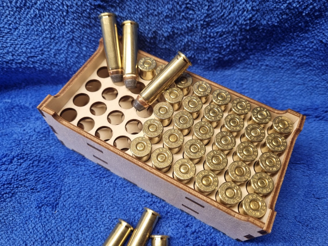 Ammo Ammunition Box Crate Laser Cut File for .357 Magnum Etsy UK
