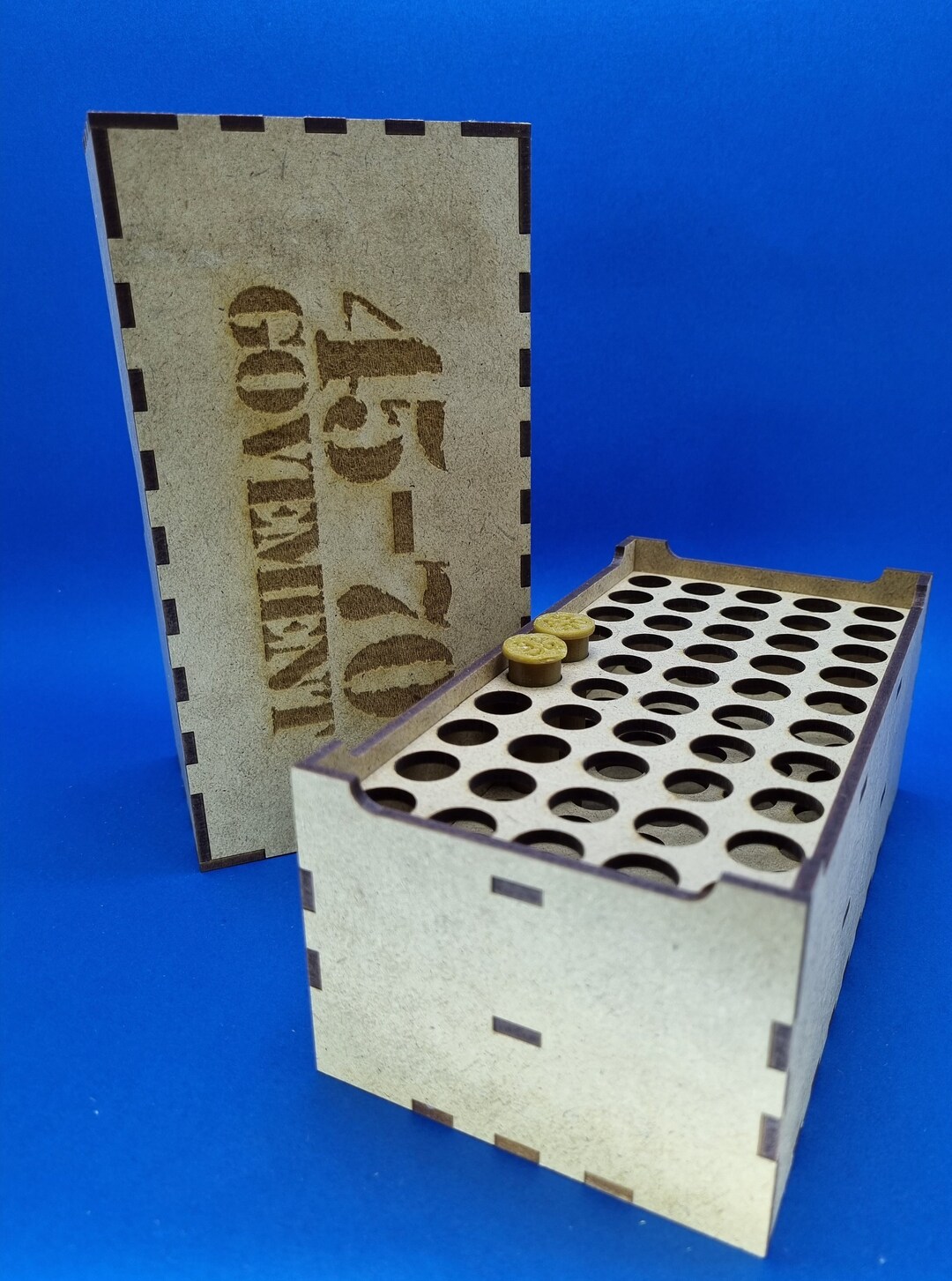 4570 Gov. Ammo Ammunition Box Crate Laser Cut File for 4570 Gov