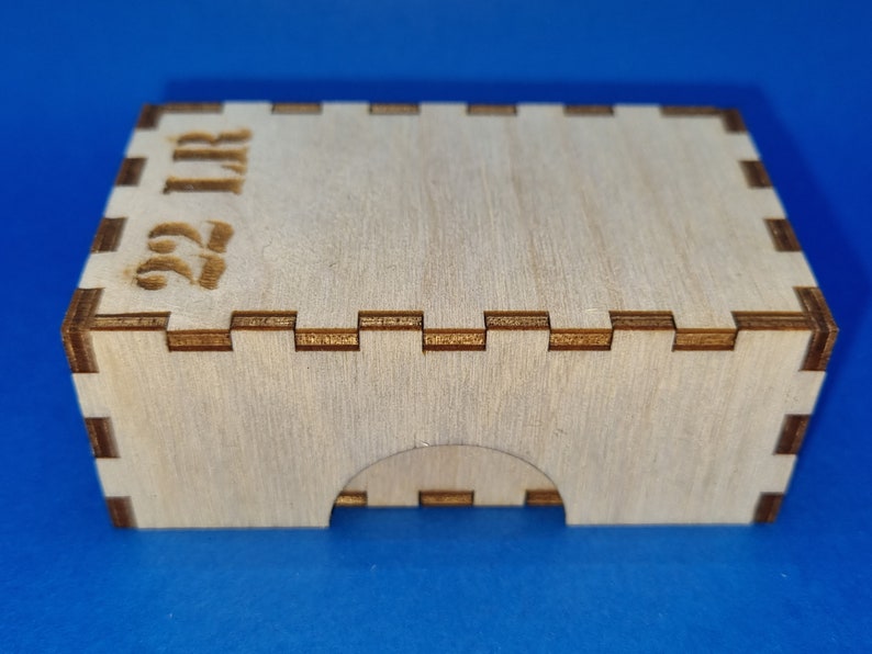 22 LR Ammo Ammunition Box Crate Laser Cut File for 22 LR Etsy