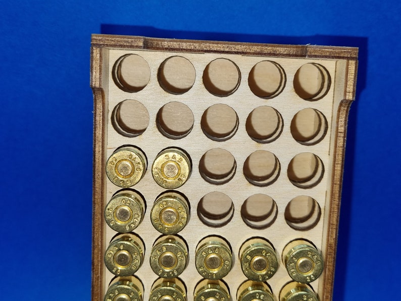 9mm Ammo Ammunition Box Crate Laser Cut File for 9mm Bullets Etsy