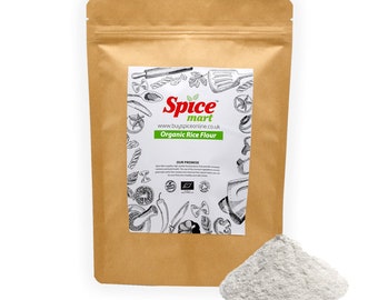 Bio-Reismehl weiß (Reispulver), glutenfrei, von der Soil Association zertifiziert, versandkostenfrei im Vereinigten Königreich