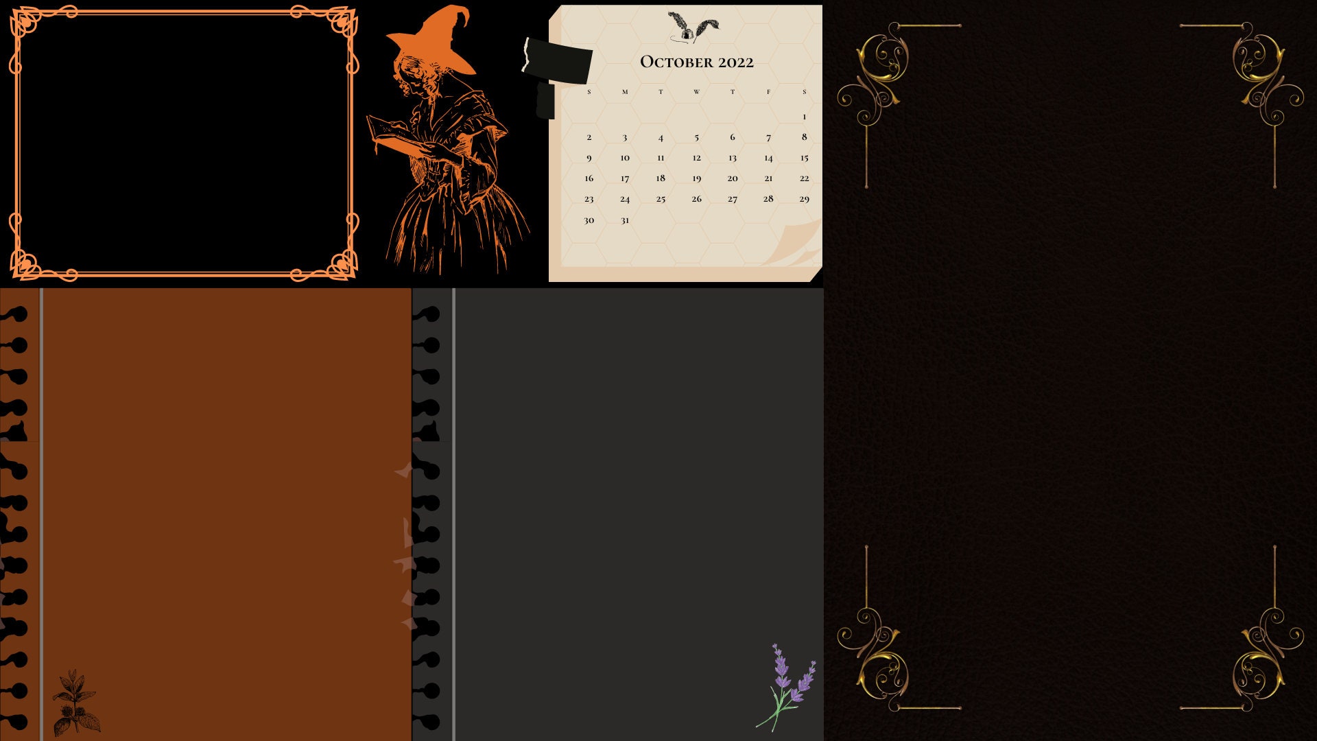Dark Academia Theme Desktop Wallpapers - Digital Download, Labeled ...
