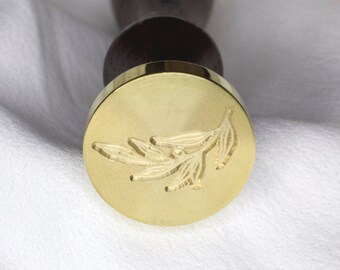 Olive Branch Wax Seal Stamp, Olive Branch Wax Stamp For Wax Sealing, Stamp For Wedding Invitations, DIY, Cards, Envelopes