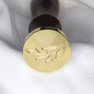 Olive Branch Wax Seal Stamp, Olive Branch Wax Stamp For Wax Sealing, Stamp For Wedding Invitations, DIY, Cards, Envelopes