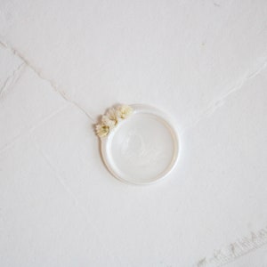 Selos de cera de respiração do bebê, selo de cera de flor, selo de cera autoadesivo, selo de cera floral seco, noiva diy, selo para convites, casamento