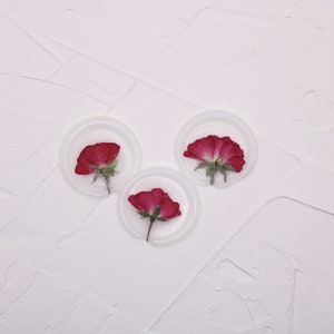 Sellos de cera de rosas prensadas, sello de cera de flores prensadas, sello de cera autoadhesivo, sello de cera floral seca, novia de bricolaje, sello para invitaciones, boda
